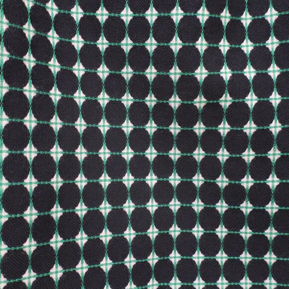 HOBBS LONDON WOOL MINI SKIRT GEOMETRIC PRINT GREEN BLACK Sz 10 lined aline prepp - Picture 3 of 8